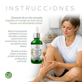 Naturalness Bálsamo Corporal para Masaje Terapéutico Piernas Cansadas 30 ml – Mentol y Alcanfor con aceite esencial de Romero, Sensación de Bienestar 
