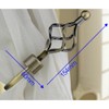 EGOERA Curtain Holdbacks, Crown Design Curtain Drapery Holdbacks Tieback, Curtain