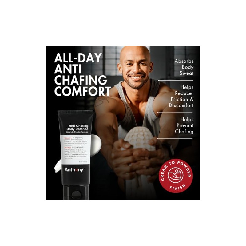 Anthony No Sweat Body Defense, 3 Fl Oz