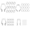 Innovess 48PCS Assorted Heavy Duty Tool Spring Terry Clips –