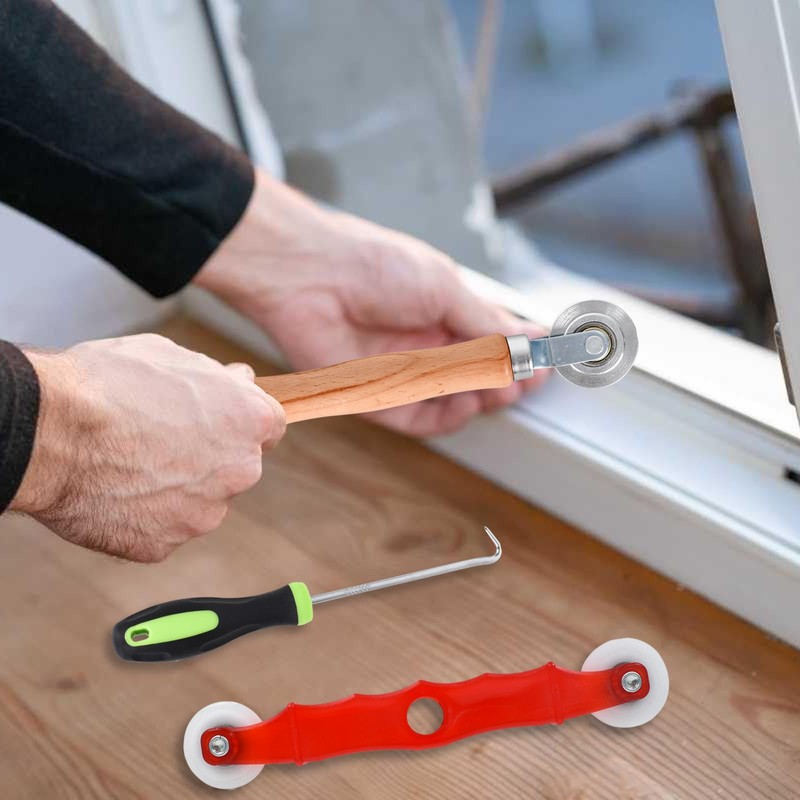 3 Pieces Installation Door Window Screen Wheels, Roller Puller Wheel