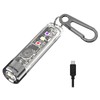 NICRON K11 Rechargeable Keychain Flashlight Lightweight,400 Hight Lumen with Extra