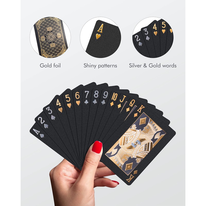 BIERDORF Waterproof Playing Cards Plastic Playing Cards Deck of Cards
