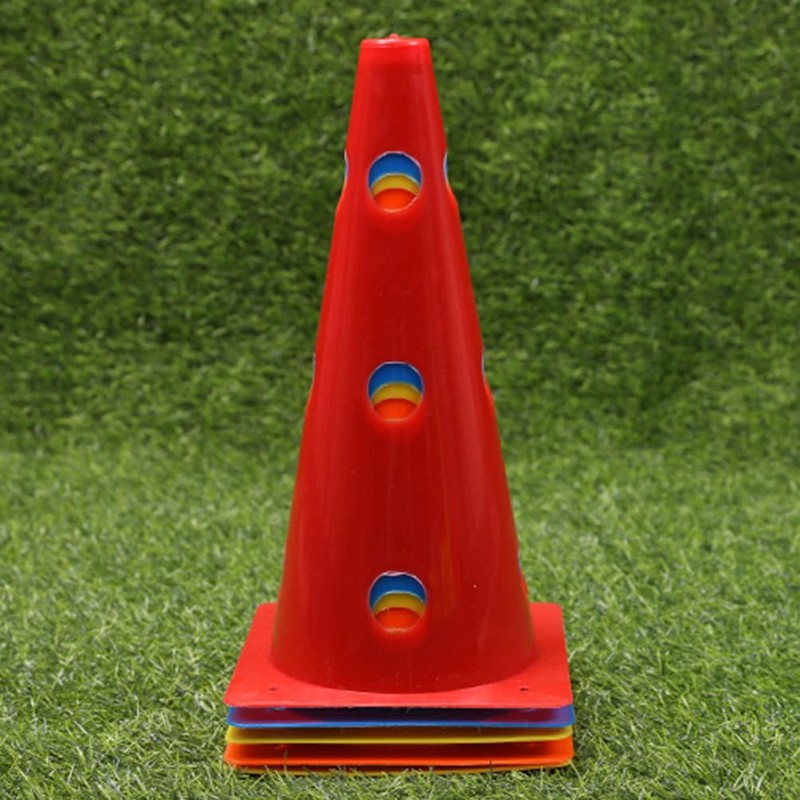 BESPORTBLE Plastic Agility Cones: 5Pcs 12.5 Inch Soccer Agility Training