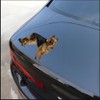 German Shepherd 3D Sticker Waterproof Reflective for Car, Laptop, Fridge,