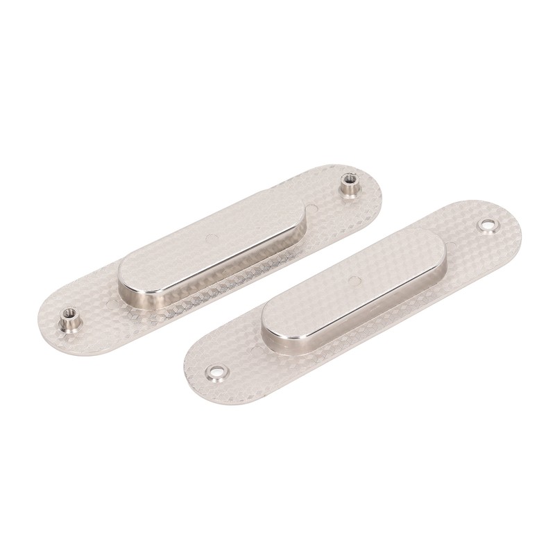 Sliding Door Handles Set Smoothing Surfaces Aluminum Alloy Closet Door