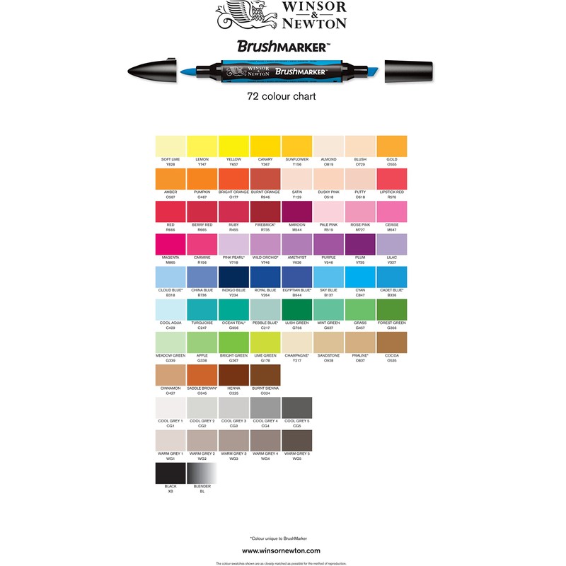 Winsor & Newton BrushMarker - China Blue