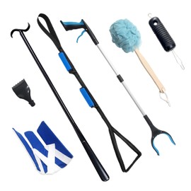 Homymusy Hip Kit,Hip Knee Replacement Kit After Surgery and Seniors Daily Living Aids for Mobility,Suitable for Hip Replacement(33" Reacher Grabber Shoehorn Dressing Stick)