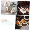 OHPHCALL 6Pcs Wooden Cutting Board DIY Tiny Chopping Board for