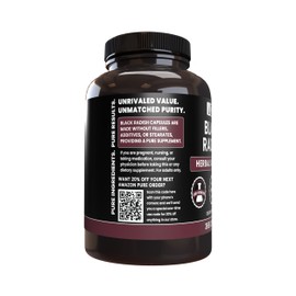 Pure Original Ingredients Black Radish (365 Capsules) No Magnesium Or Rice Fillers, Always Pure, Lab Verified