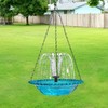 Bird Baths for Outdoors | Solar Bird Fountain,Hangable Drinking Feeder