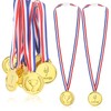 Caydo 100 Pieces Gold Medals for Kids Medals for Awards