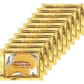 60Pcs/30Pairs 24k Gold Eye Mask, Collagen Eye Mask Pads, Dark Circle Dilute, Under Eye Mask Gold, Under Eye Patches, Hydrogel Eye Patch, Eye Gel Mask