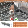 100-Pack Dishwasher Rack Caps,Dishwasher Rack Repair Coating,as the Dishwasher Cover
