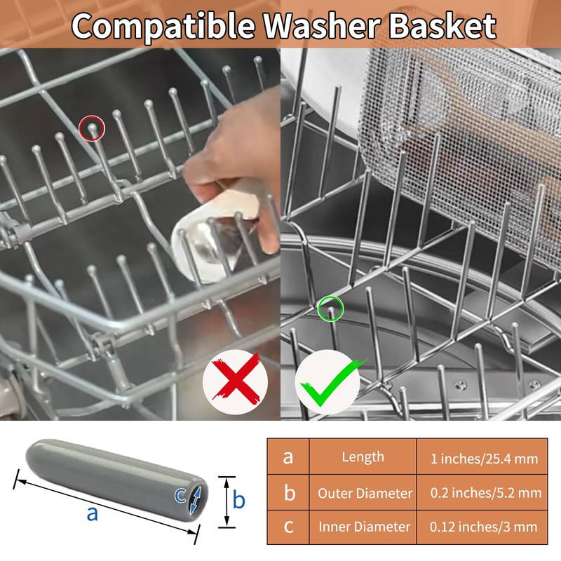 100-Pack Dishwasher Rack Caps,Dishwasher Rack Repair Coating,as the Dishwasher Cover