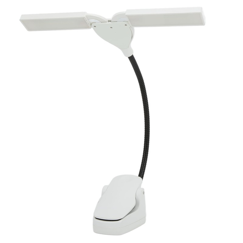Music Stand Light LED Rechargeable Bendable Professional Design White Lamp