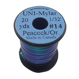 TIEMCO Fly Material UNIMylar #14 1/32 Peacock
