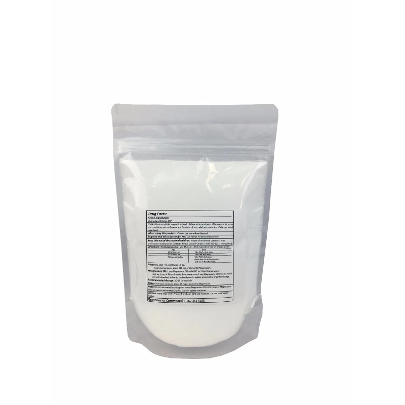 Cloruro de Magnesio Grado Farmacéutico 100% Comestible "Greenway Biotech" 1