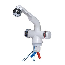 Barwig Compact Single-Hole Mixer Tap White / Chrome SB
