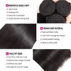Bafamiya Human Hair Bundles Natural Straight 24 26 28 Inch