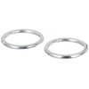 Chapuis VAS4 Pack of 2 Zinc Plated Steel Welded Rings-Interior