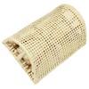 Oshimaya Rattan Neck Pillow, Natural, Approx. 11.8 x 7.9 x