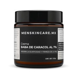 100gr Crema Baba de Caracol para Hombres; regenera la piel dañada, desvanece manchas, Mejora la elasticidad y firmeza de la piel al estimular la renov