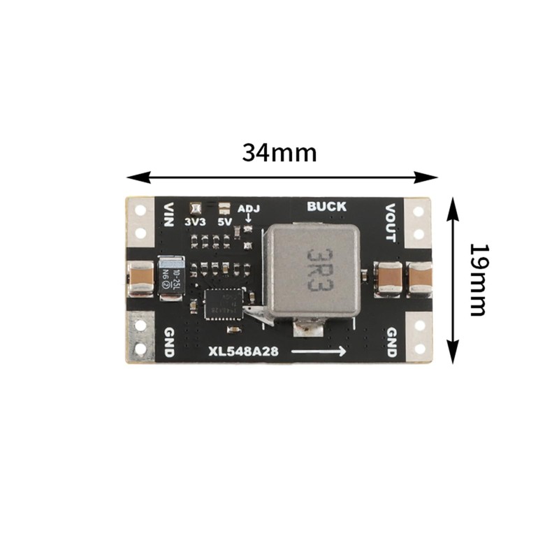JESSINIE 3pcs XL548A28 13A Current 3.3V DC Step Down Buck