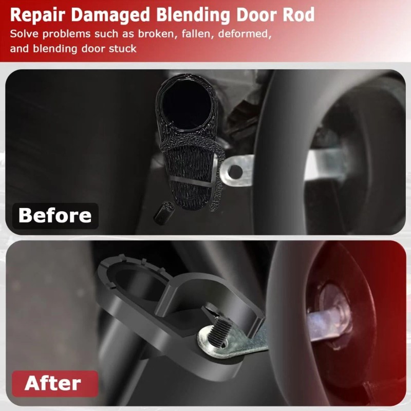 Zelvoro Blend Door Lever Repair Kit for Restoring Air Conditioning