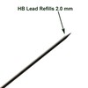 Maydahui 100 Pieces HB Lead Refills 2.0 mm Smooth Mechanical