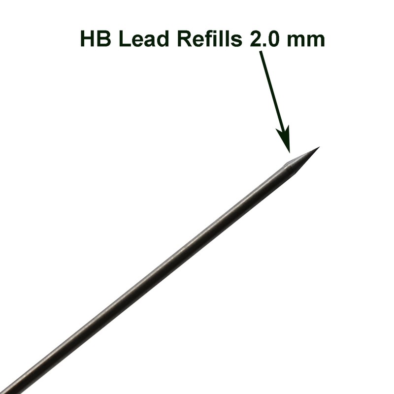 Maydahui 100 Pieces HB Lead Refills 2.0 mm Smooth Mechanical