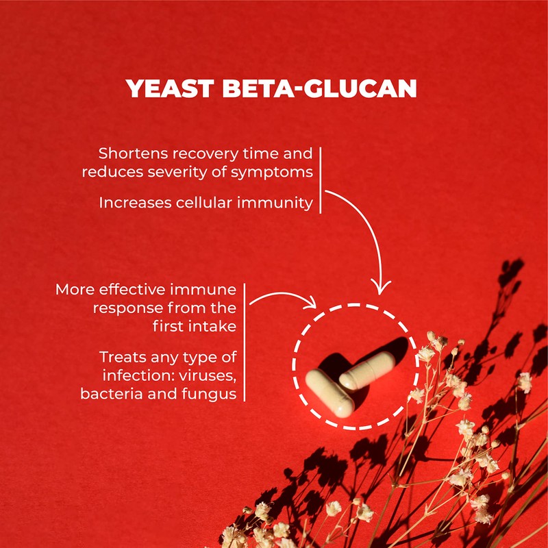 Vitae ImmunoVita 15 Capsules, Yeast Betaglucans, Vitamin D3, Vitamin B6