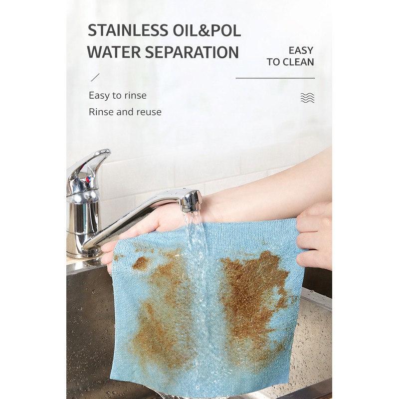 Pull-Out Microfiber Cleaning Cloths in Dispenser Box – Lint-Free, Super