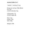 Jacobs 3in1 Instant Coffee Single Servings with Brown Sugar Fresh