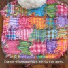 40 Bright Charm Pack, 5 inch Precut Cotton Homespun Fabric