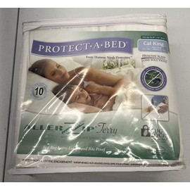 Protect-A-Bed California King Zippered Waterproof Mattress Encasement Protector