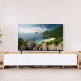 DOITOOL 2pcs Universal TV Stand Legs Table TV Legs Replacement Plastic Television Feet for 32-55 Inch TVs, Including Screws