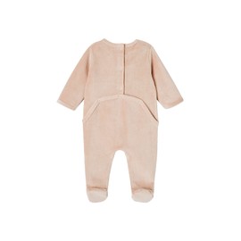 Vertbaudet VERTBAUDET3-Pack Baby Velvet Romper Basic Oeko-Tex, camel