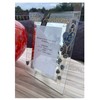 45th Wedding (Sapphire) Anniversary Photo Frame (P) (5x7) Flower