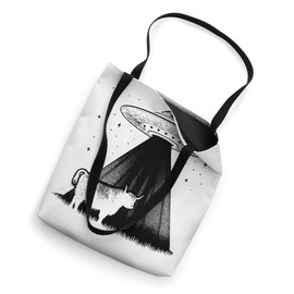 Cow Farmer Breeder - Alien Belted Galloway Cattle UFO Tote Bag