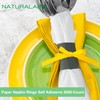 NATURALABEL Standard Napkin Band, Paper Napkin Rings Self Adhesive 2000-Count