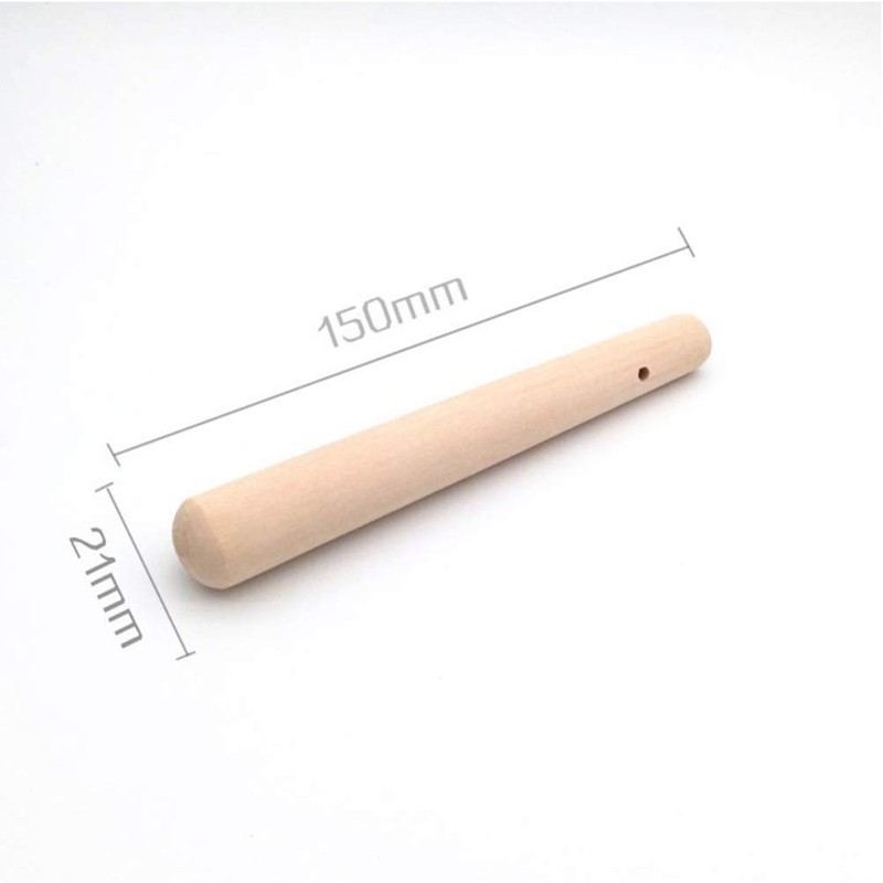 VALICLUD 6 Inch Wood Pickle Sticks Sauerkraut Packer Sauerkraut Pounder