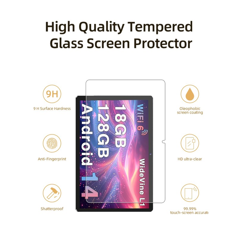 for DMOAO D3 Android 14 Octa-Core 2 in 1 Tablet