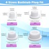 24 PCS Bathtub Jet Covers 4 Sizes Silicone Hole Plug