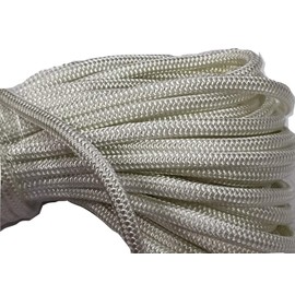 3/8 Inch White Double Braid Nylon Rope (50)
