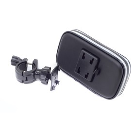 DFV mobile - Professional Handlebar Mount for Bicycle and Motorcycle Handlebar Rotatable Waterproof 360º Compatible with HIGHSCREEN Pure Power - Black