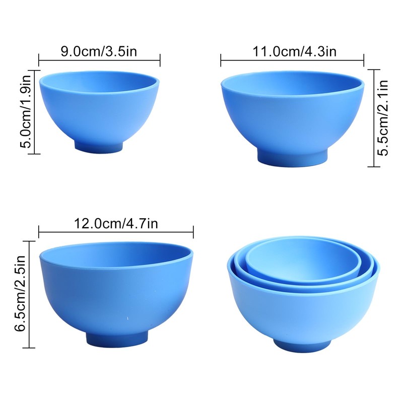 Dental Laboratory Mixing Bowl Rubber Flexible Plastic Spatula for Alginate