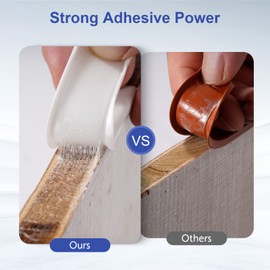 FAKILO U-Shape Edge Banding, 9.8 ft TPE Self Adhesive Veneer Edging Trim Flexible Edge Protector, Furniture Edge Strip for Countertop Table Cabinets Shelves Restoration (White, 3m×30mm)