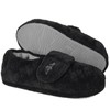 LazyStep Women's Nana Adjustable Slippers with Wide Width, Soft Curly