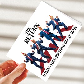 Hqulpr Trump Birthday Cards for Men & Women